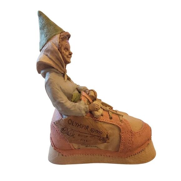 OLYMPIA 1990 Tom Clark Gnome Cairn Signed Art Sculpture Fairy Troll Renaissance - Picture 3 of 9